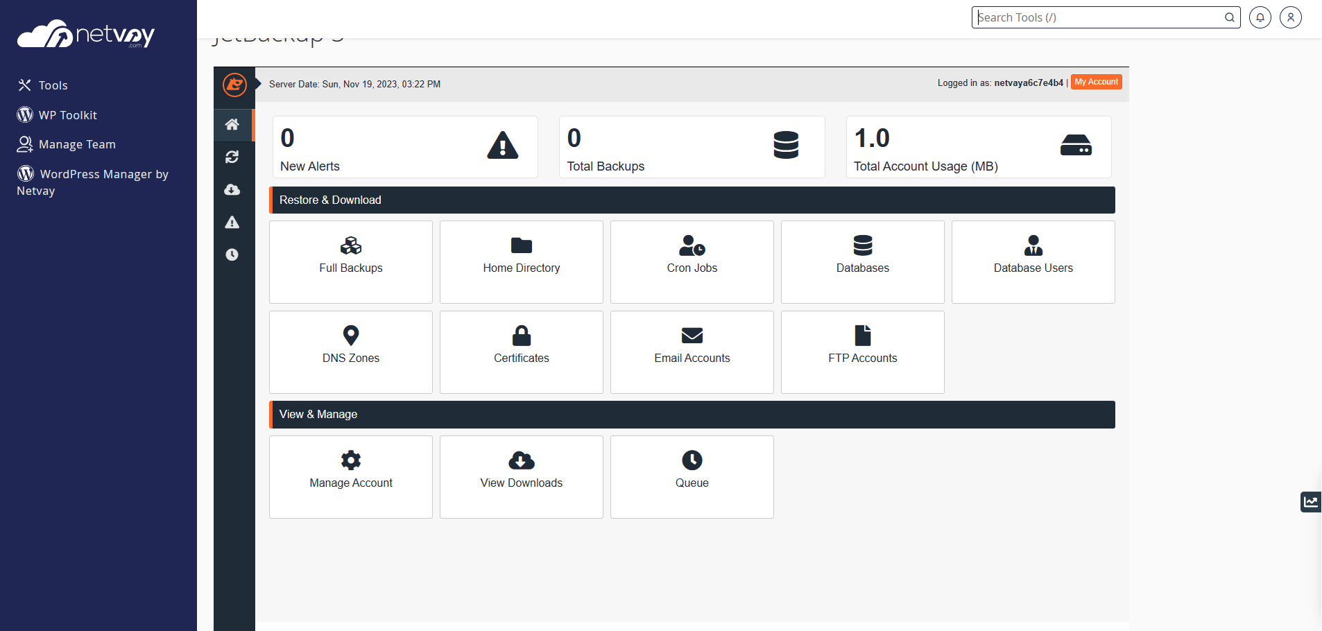 cPanel Panel Görseli
